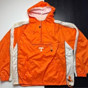 Tennessee Volunteers Football Vtg 90s Windbreaker Jacket Adult L Orange